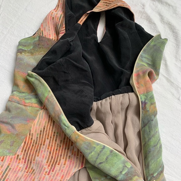 Silk Designer Dress XS - Picture 6 of 8